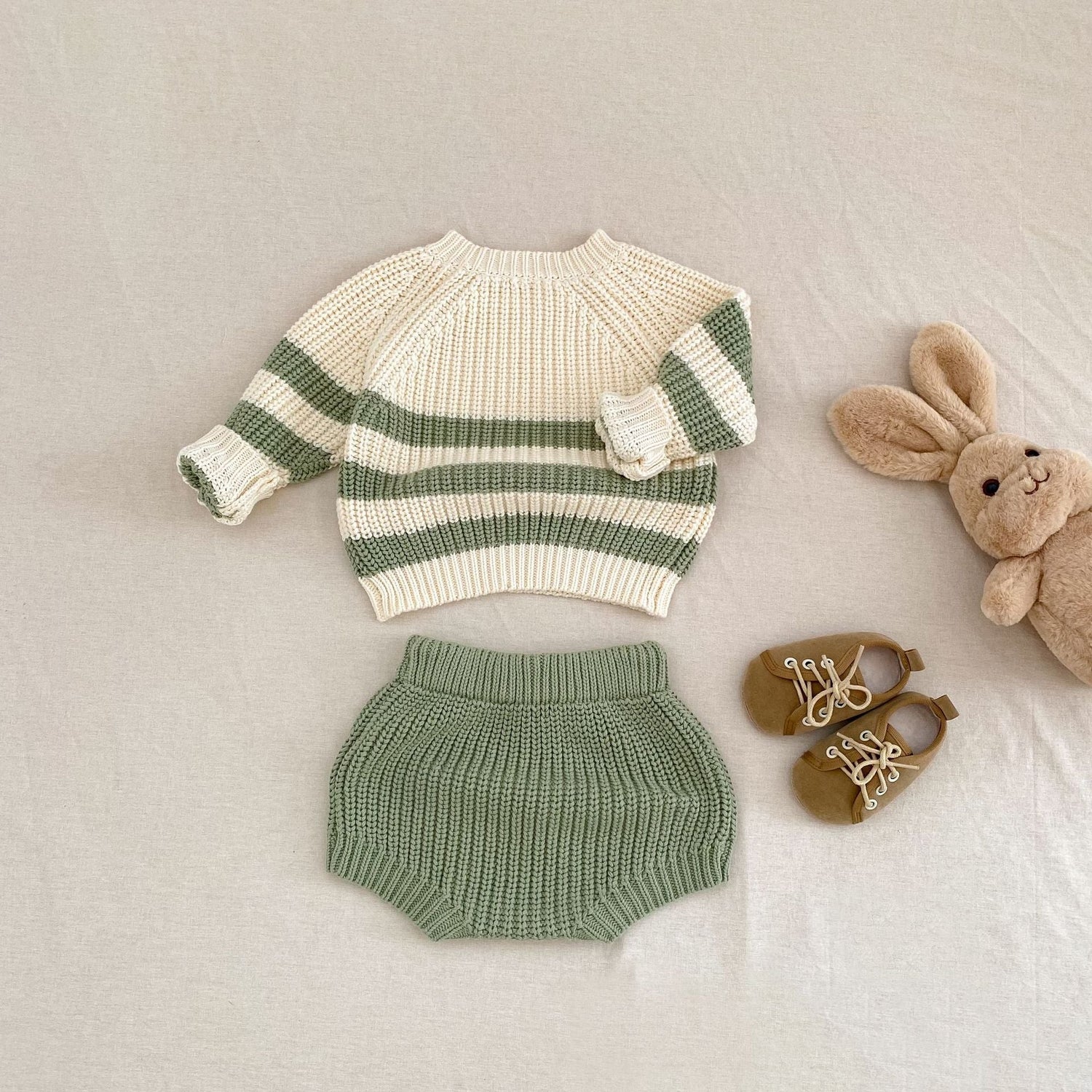 Baby Boys and Girls Autumn New Tops Pants Set