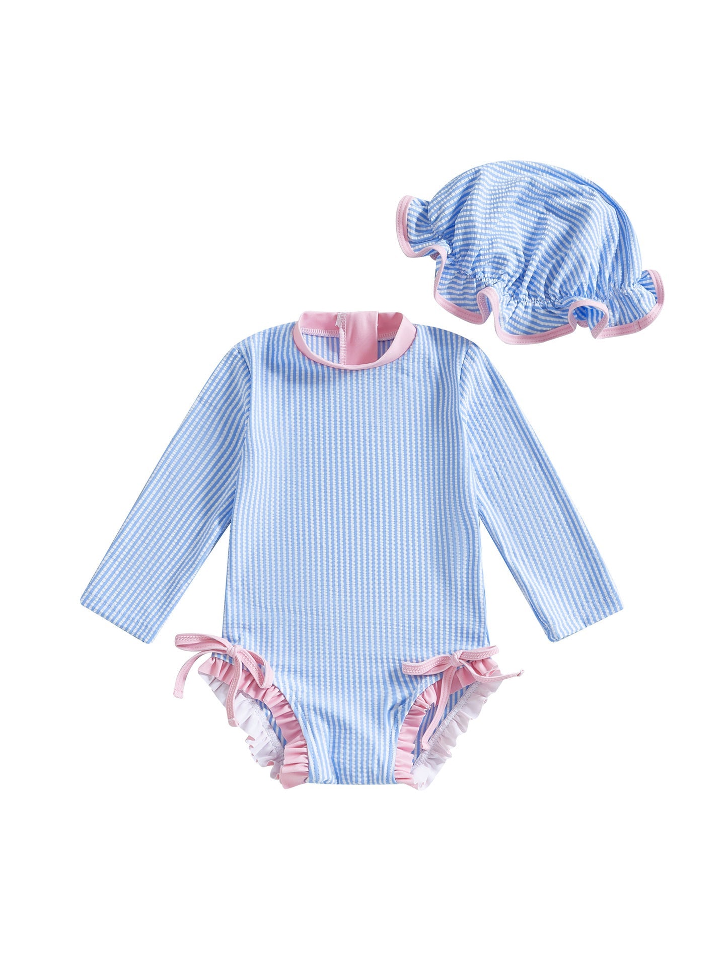 Girls' Striped Fashion Personalized Jumpsuit - Cindi Book