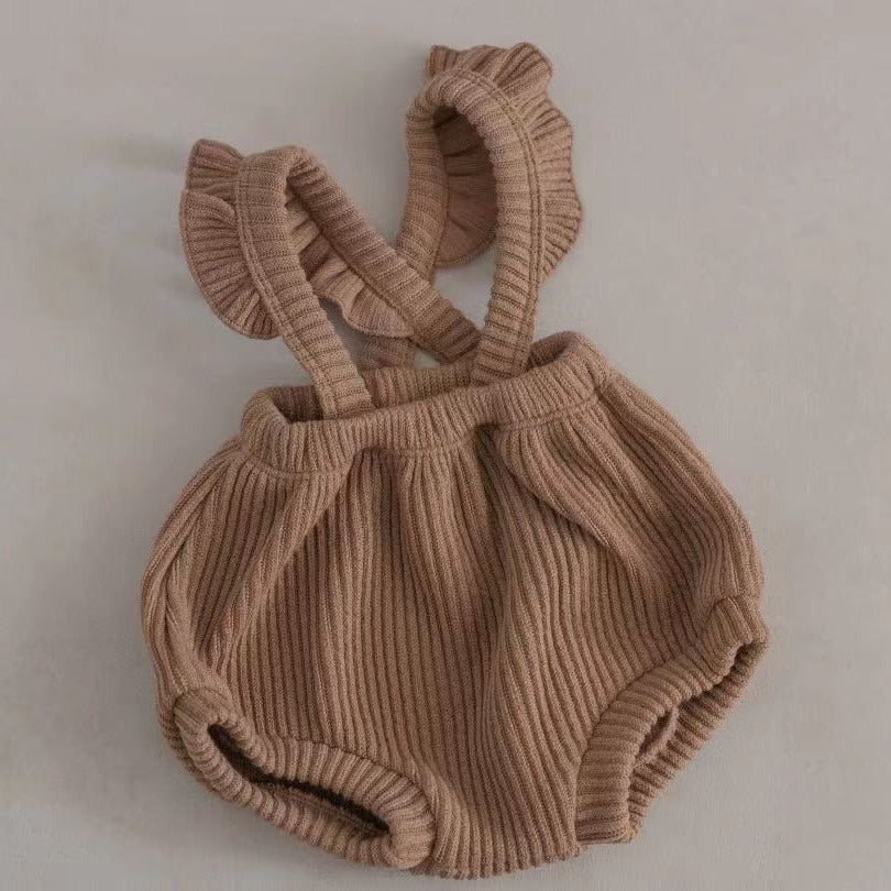 Newborn Lace Overalls Infant Toddler Triangle Shorts - Cindi Book