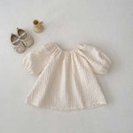 Spring And Autumn New Plaid Solid Color Baby Jumpsuit - Cindi Book