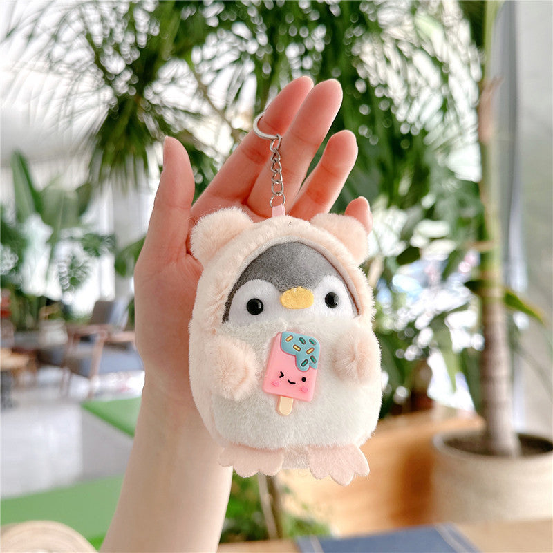 Crossdressing Penguin Doll Ice Cream Small Pendant Shaper Doll - Cindi Book