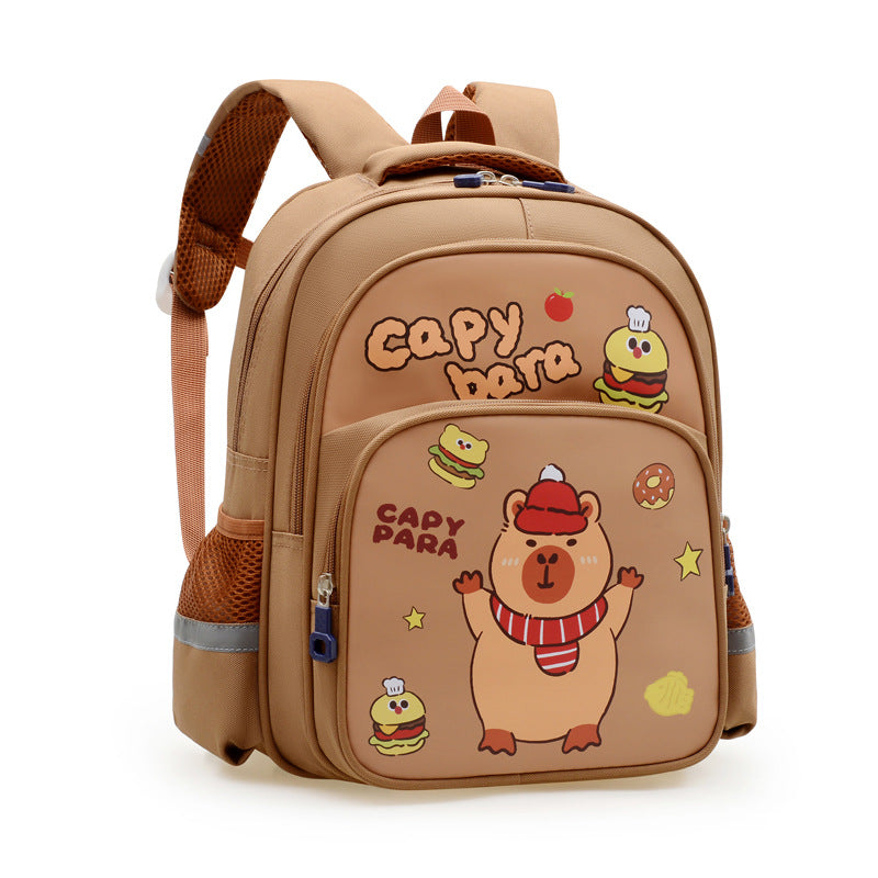 New Children's School Bag Cartoon Capabala School Bag - Cindi Book
