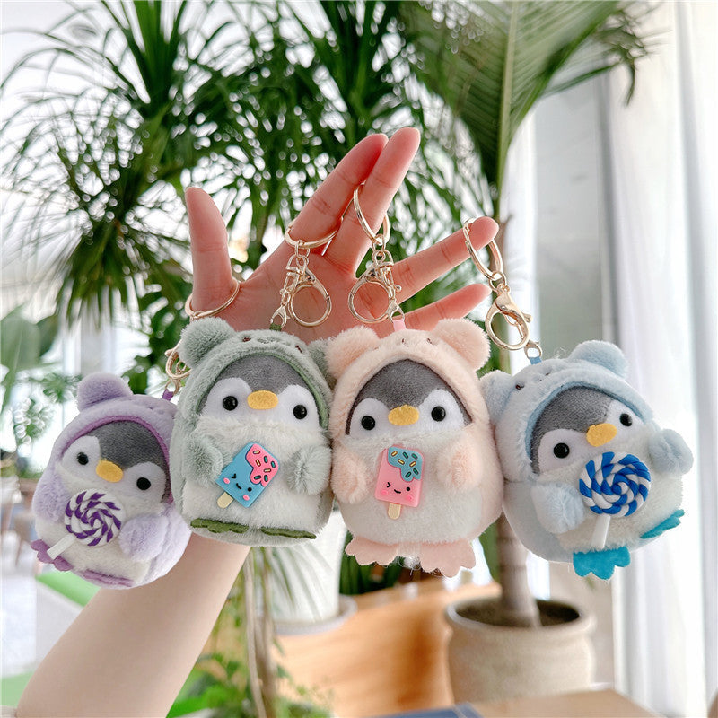 Crossdressing Penguin Doll Ice Cream Small Pendant Shaper Doll - Cindi Book