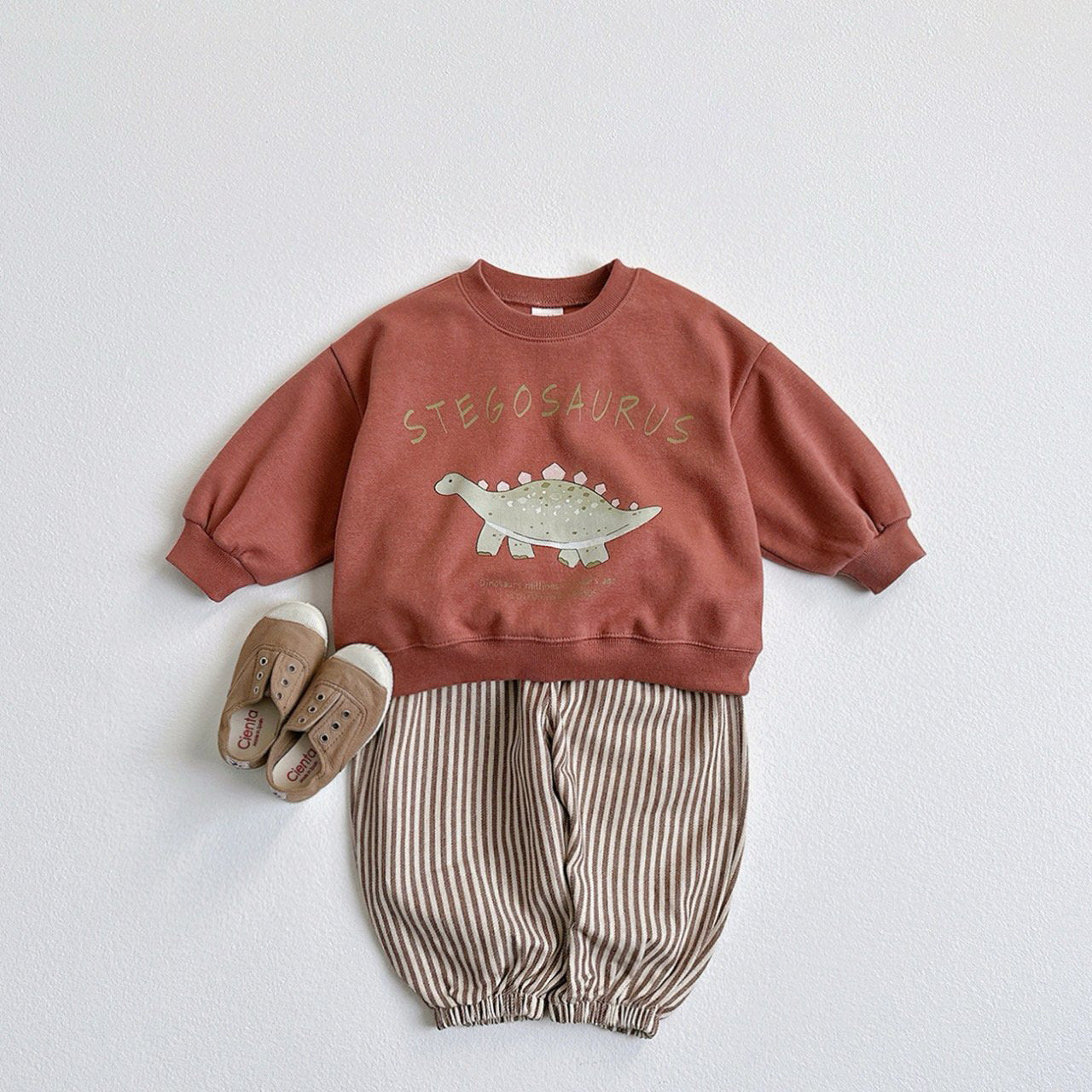 Children's Ins Korean Cartoon Dinosaur Sweatshirt - Cindi Book