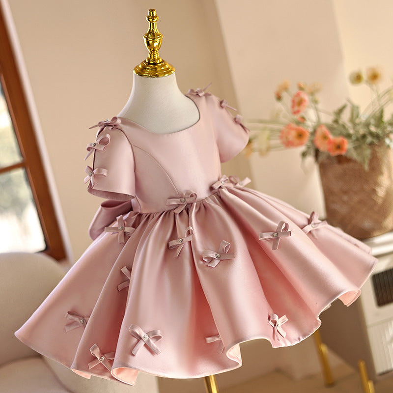 Little Girl Birthday Full-year Evening Dress - Cindi Book