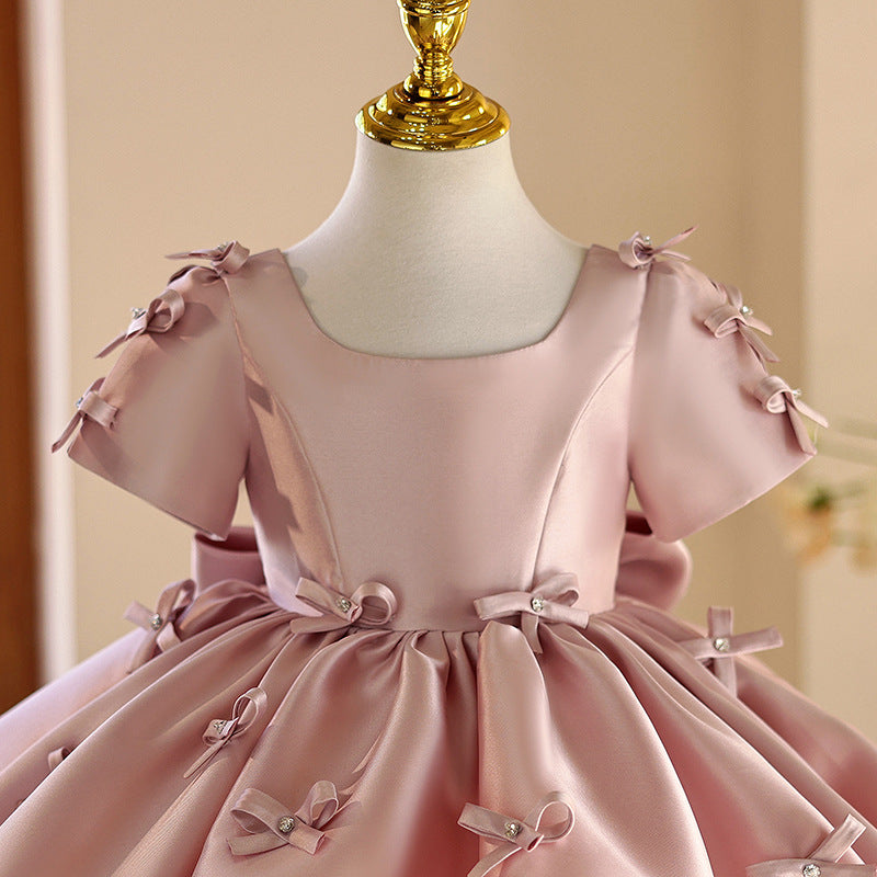 Little Girl Birthday Full-year Evening Dress - Cindi Book