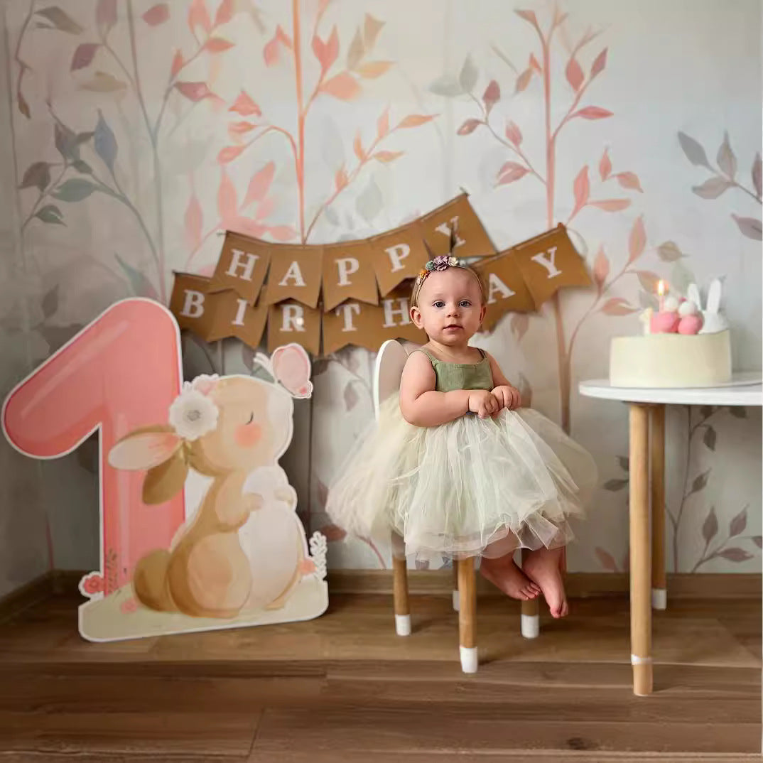 Children's Lace-Up Cute Sweet Princess Dress