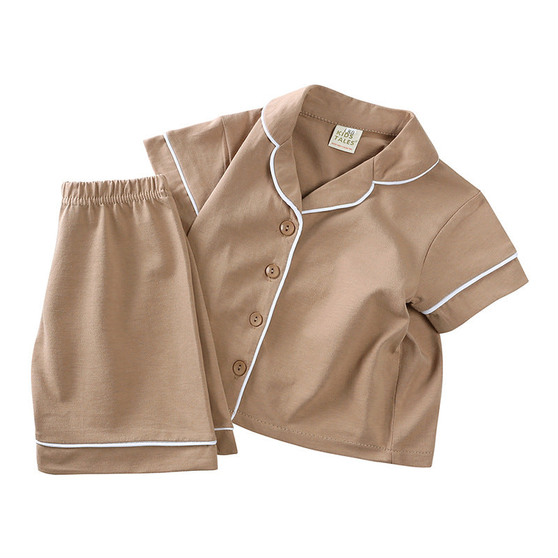 Casual Summer Children's Pure Cotton Soft Pajamas Suit - Cindi Book