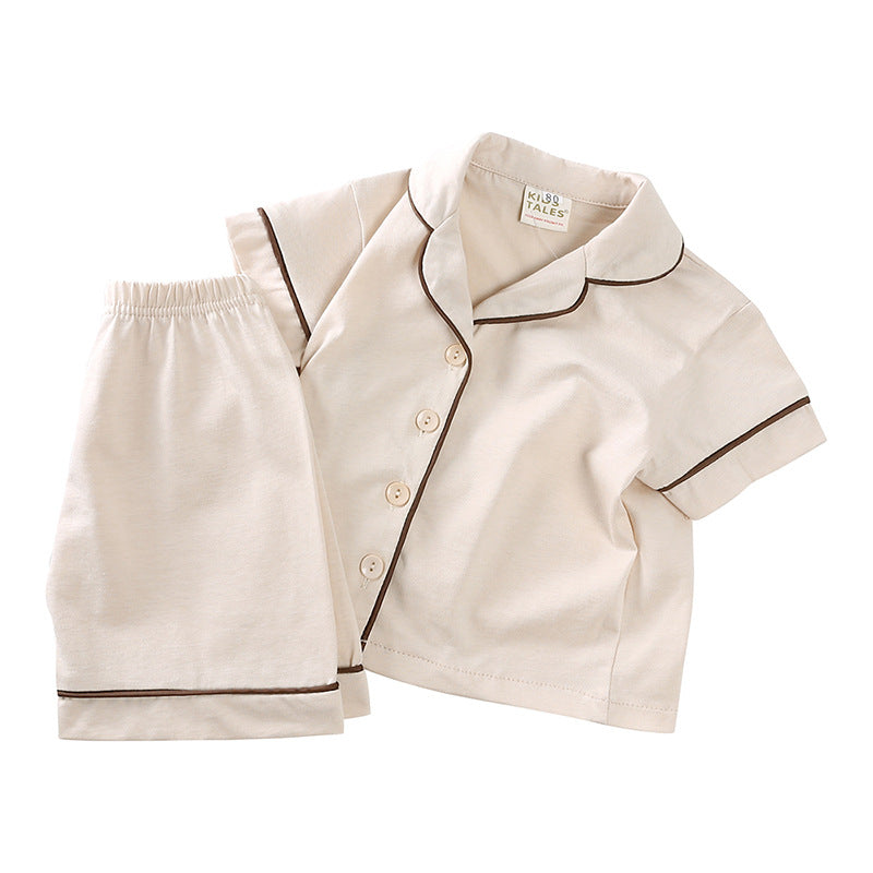 Casual Summer Children's Pure Cotton Soft Pajamas Suit - Cindi Book