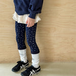 Baby's Foot Mouth Tight Edge Base Brushed Elastic Pants - Cindi Book