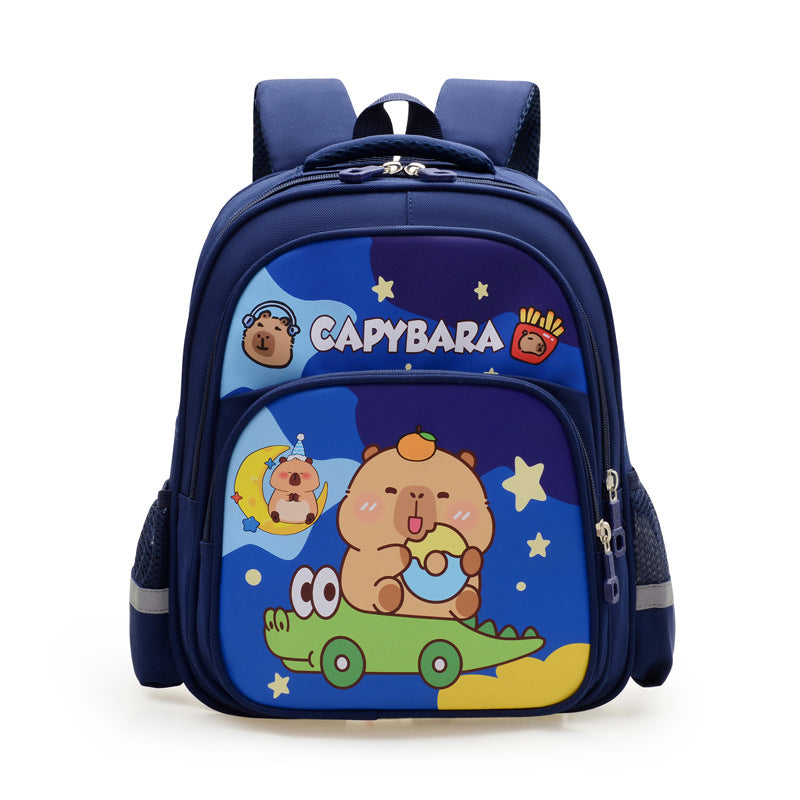 New Children's School Bag Cartoon Capabala School Bag - Cindi Book