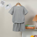 Children's Short Sleeve Quick Drying Clothes Suit Outdoor Breathable Sportswear - Cindi Book
