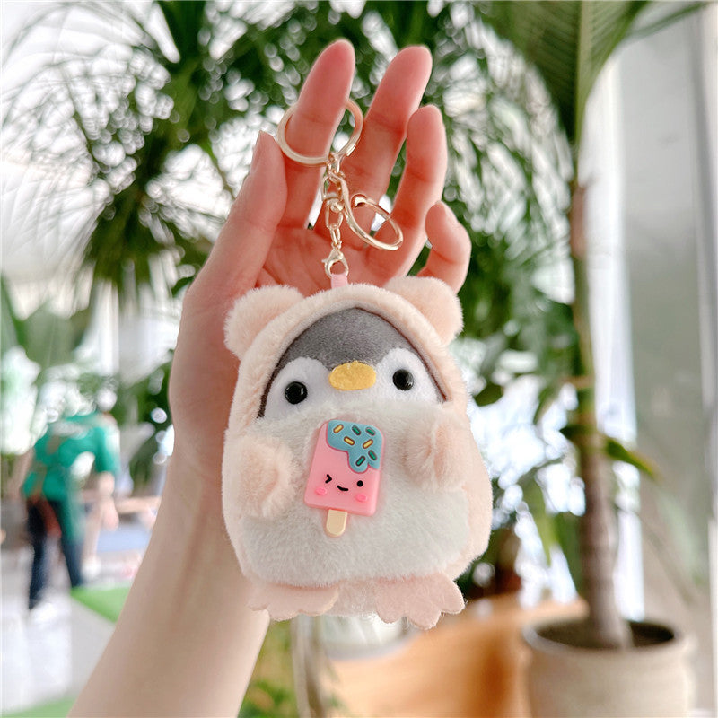 Crossdressing Penguin Doll Ice Cream Small Pendant Shaper Doll - Cindi Book