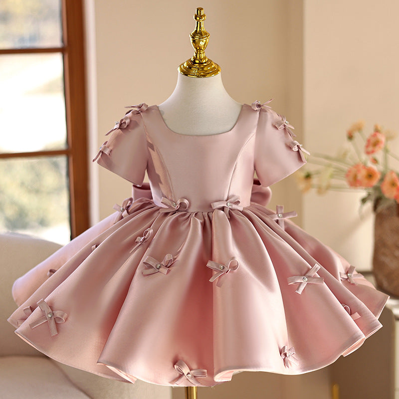 Little Girl Birthday Full-year Evening Dress - Cindi Book