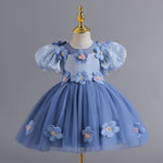 Girls' High-end Flowers Fashionable Dress - Cindi Book