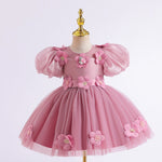 Girls' High-end Flowers Fashionable Dress - Cindi Book