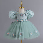 Girls' High-end Flowers Fashionable Dress - Cindi Book