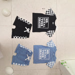 Children's Fashion Letter Print Short-sleeve Suit - Cindi Book