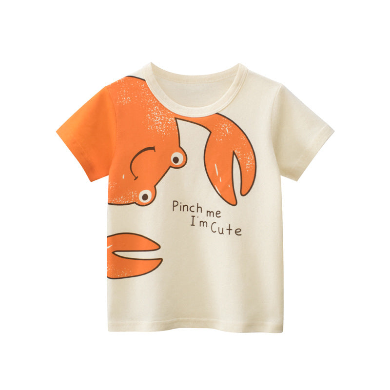 Spring and Summer Short Sleeves Outfit for Babies