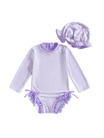 Girls' Striped Fashion Personalized Jumpsuit - Cindi Book