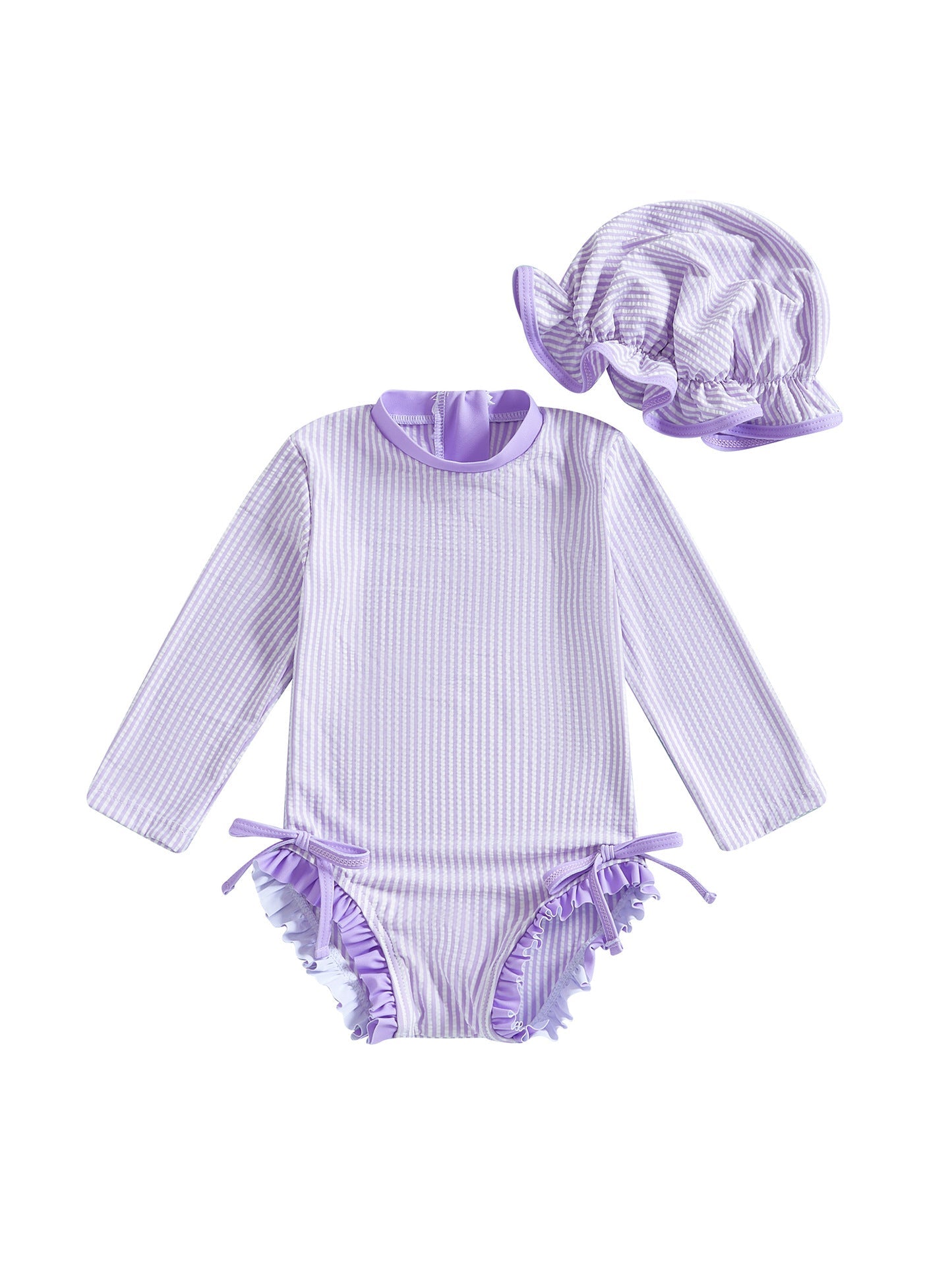 Girls' Striped Fashion Personalized Jumpsuit - Cindi Book
