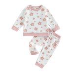Children's New Flower Print Sweater Suit - Cindi Book