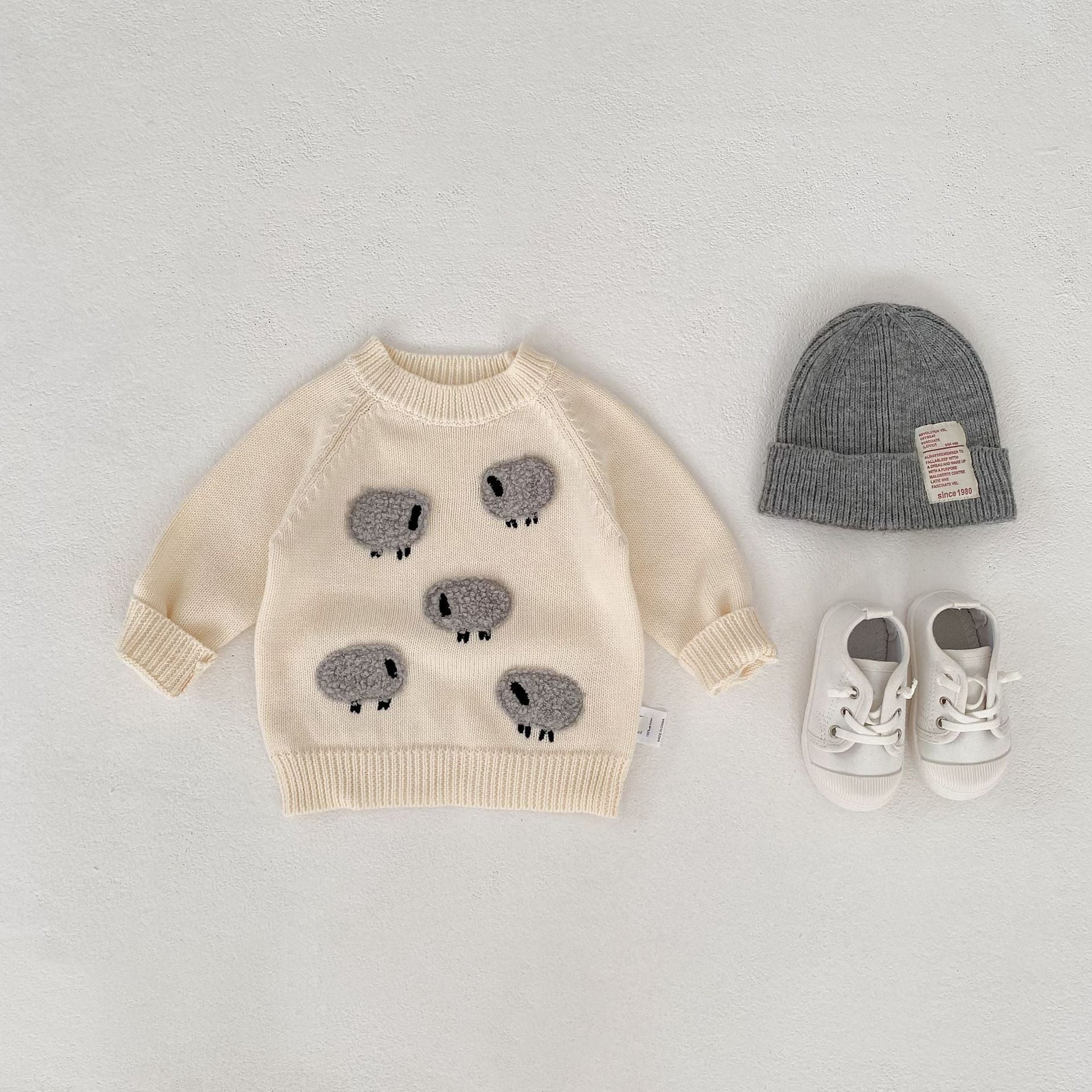 Autumn And Winter Infant Cotton Men's And Women's Terry Pullover Woolen Top - Cindi Book