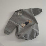 Ins Infant Toddler Korean Style Winter Clothes Jumpsuit - Cindi Book