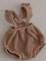 Newborn Lace Overalls Infant Toddler Triangle Shorts - Cindi Book