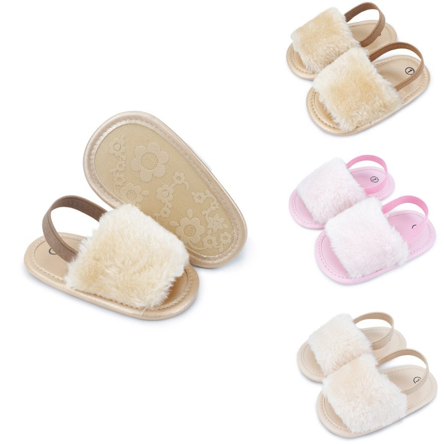 Girls' Plush Fashion Elastic Casual Shoes - Cindi Book