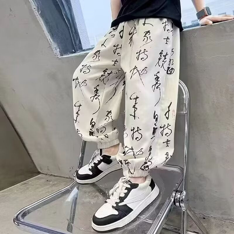 Boys Anti-Mosquito Pants Summer Thin