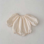 Spring And Autumn New Plaid Solid Color Baby Jumpsuit - Cindi Book