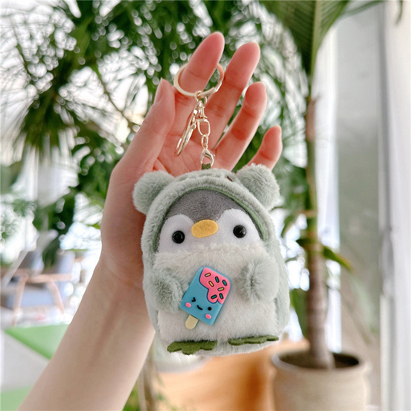 Crossdressing Penguin Doll Ice Cream Small Pendant Shaper Doll - Cindi Book