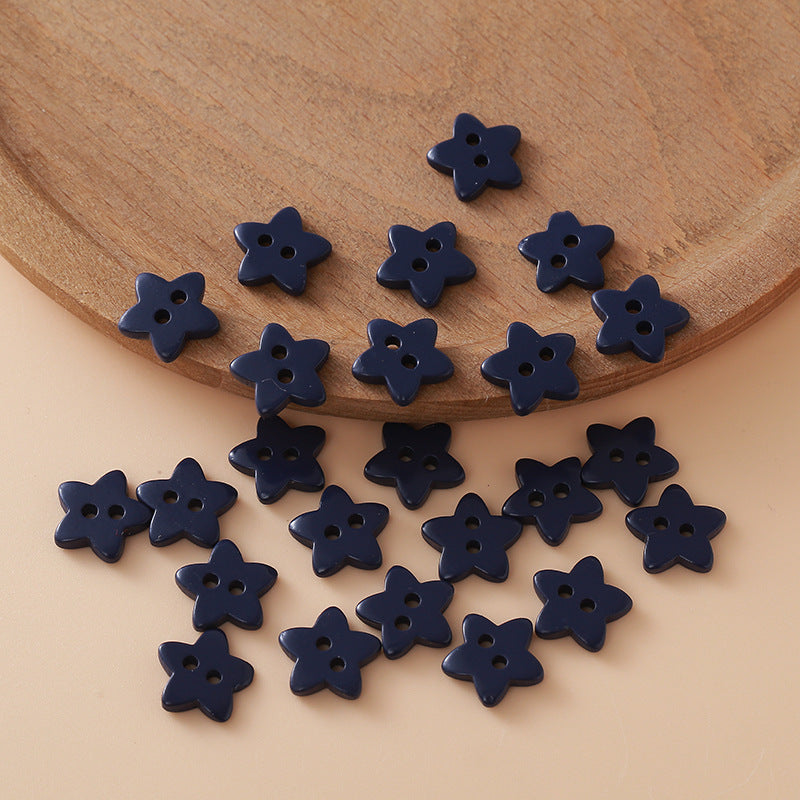 Cute Colorful Five-pointed Star Buttons - Cindi Book