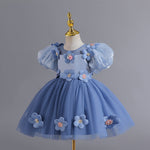 Girls' High-end Flowers Fashionable Dress - Cindi Book