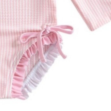 Girls' Striped Fashion Personalized Jumpsuit - Cindi Book
