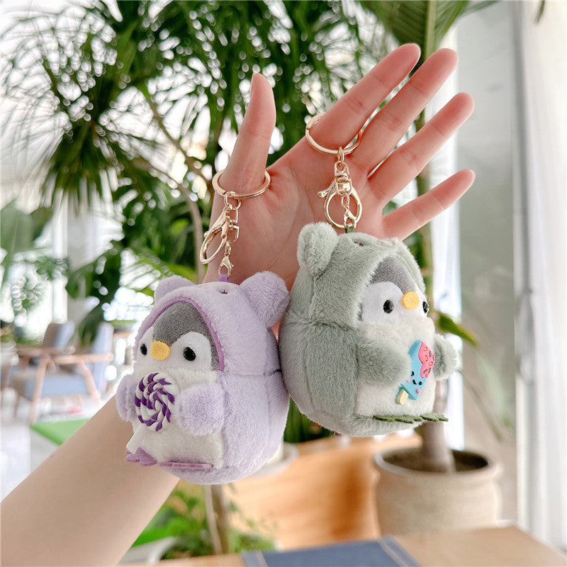 Crossdressing Penguin Doll Ice Cream Small Pendant Shaper Doll - Cindi Book