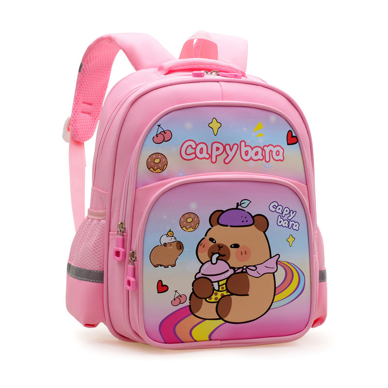 New Children's School Bag Cartoon Capabala School Bag - Cindi Book