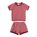 Summer Soft Short Sleeve Shorts Suit - Cindi Book