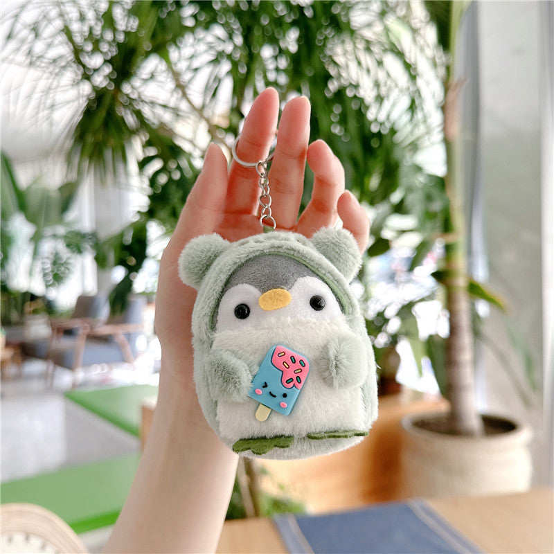 Crossdressing Penguin Doll Ice Cream Small Pendant Shaper Doll - Cindi Book