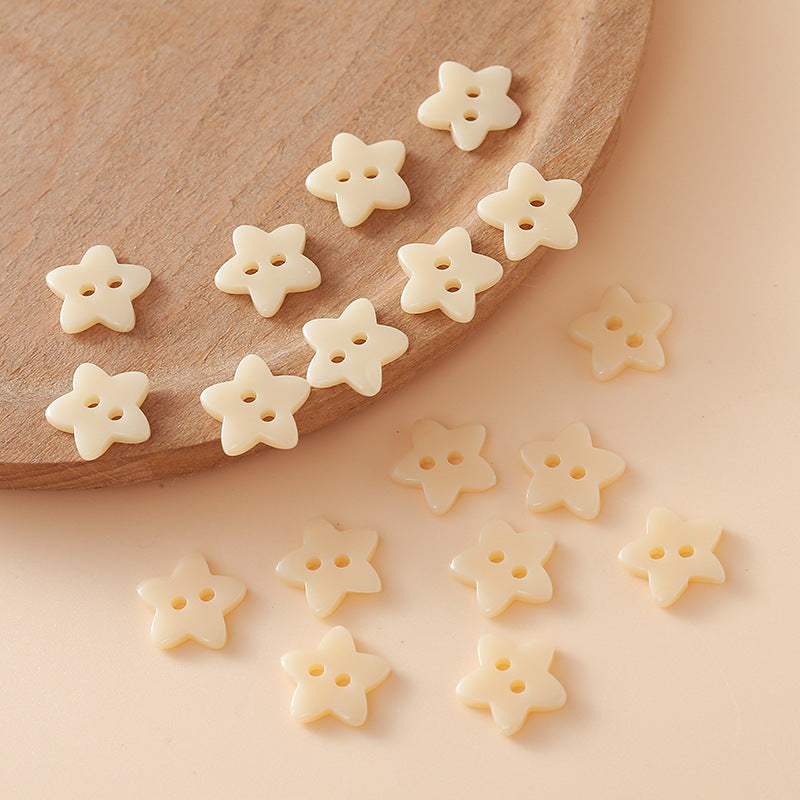 Cute Colorful Five-pointed Star Buttons - Cindi Book