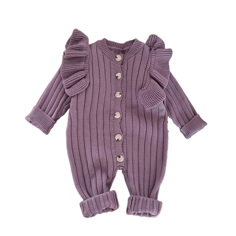 Fashion Personalized Knitted Baby Autumn Clothing Jumpsuit - Cindi Book