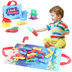 Baby Fishing Toys Three-dimensional Fabric Crawling Early Education Enlightenment - Cindi Book