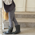 Baby's Foot Mouth Tight Edge Base Brushed Elastic Pants - Cindi Book