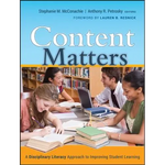 Content Matters: A Disciplinary Literacy Approachto Improving Student Learning - Paperback