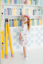 Out of this World 3/4 Sleeve Pocket Twirl Dress - Image 7