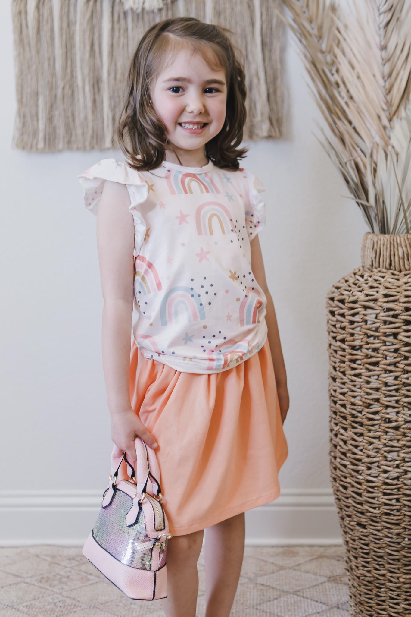 Over the Rainbow S/S Ruffle Tee - Image 2