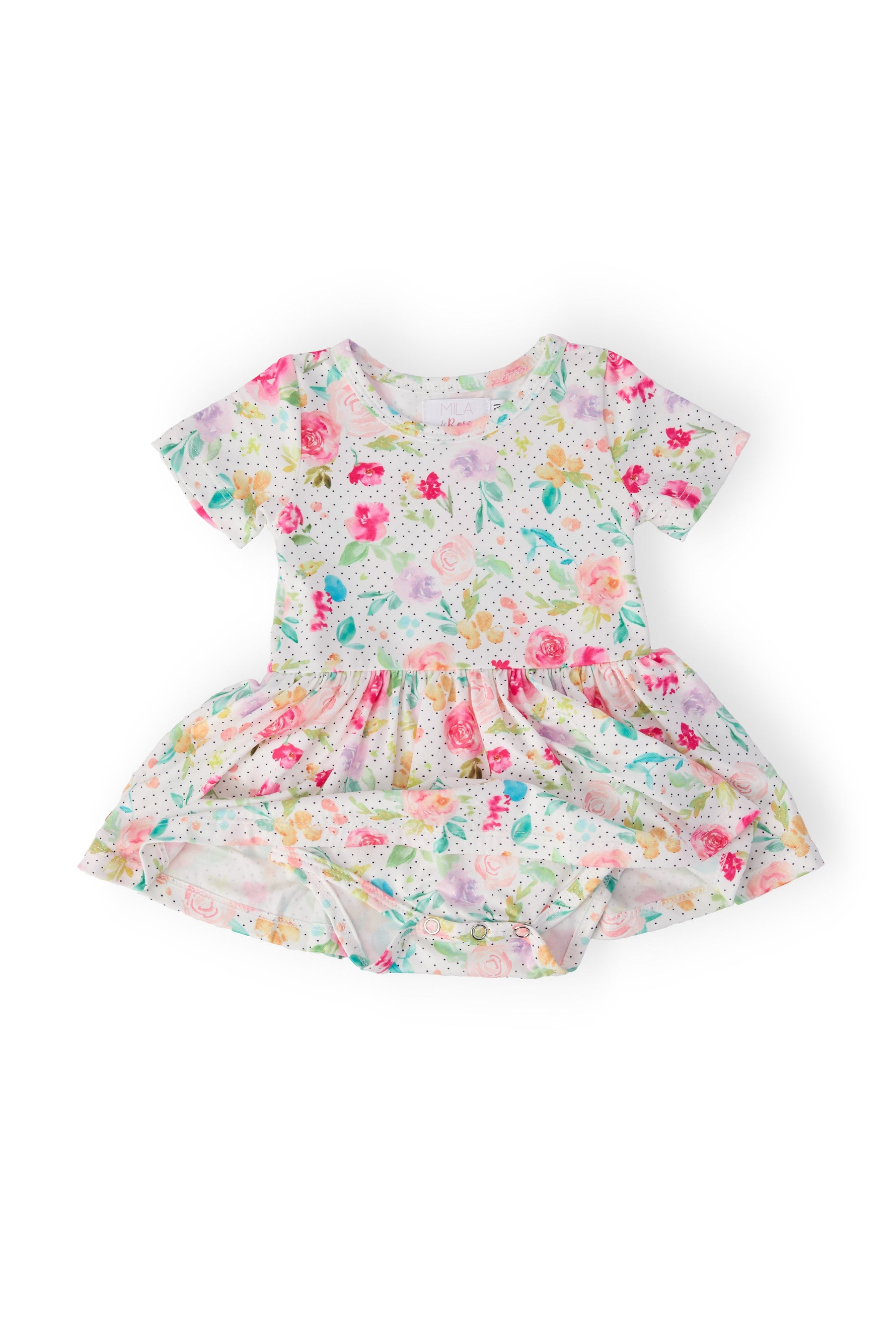 Painted Posies S/S Twirl Bodysuit - Image 2