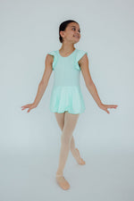 Pastel Green S/S Twirl Leotard - Image 2