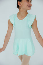Pastel Green S/S Twirl Leotard - Image 4